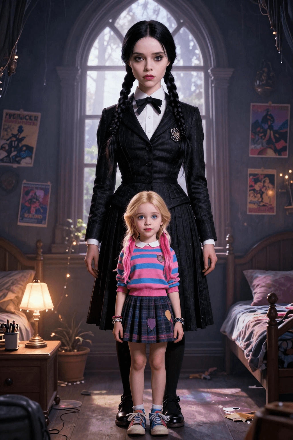 漆黒と色彩の部屋